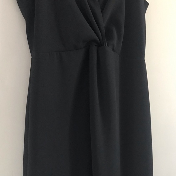 NWT Parker Black | Black Crepe Front Slit Maxi Dress | 4 - Picture 12 of 15